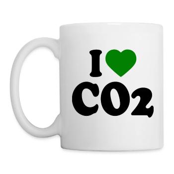 I love co2 - Tasse - Weiß - Links