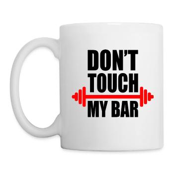 Dont touch my bar - Mug blanc - blanc - Gauche