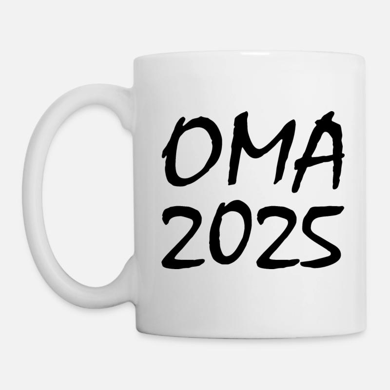 Oma 2025 - Tasse - Weiß