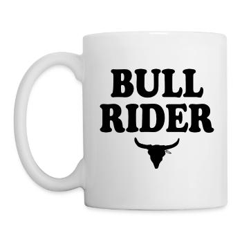 Bull rider - Mug blanc - blanc - Gauche