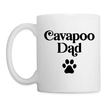 Papa Cavapoo - Mug blanc - blanc - Gauche