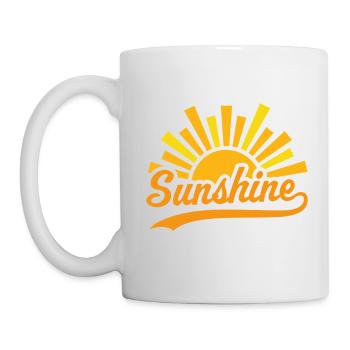 Soleil Soleil - Mug blanc - blanc - Gauche