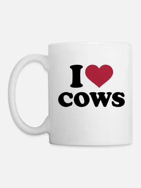 Kuh - Tasse - Weiß