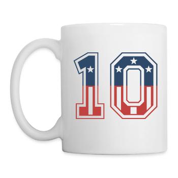 Number 10 USA - Mug - white - Left