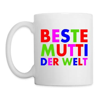 Beste mutti der welt - Tasse - Weiß - Links