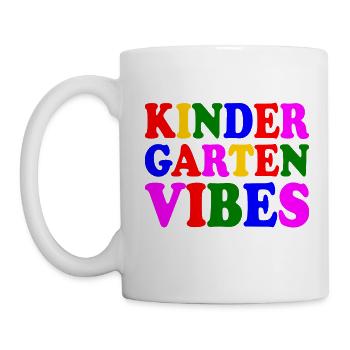 kindergarten vibes - Mug blanc - blanc - Gauche