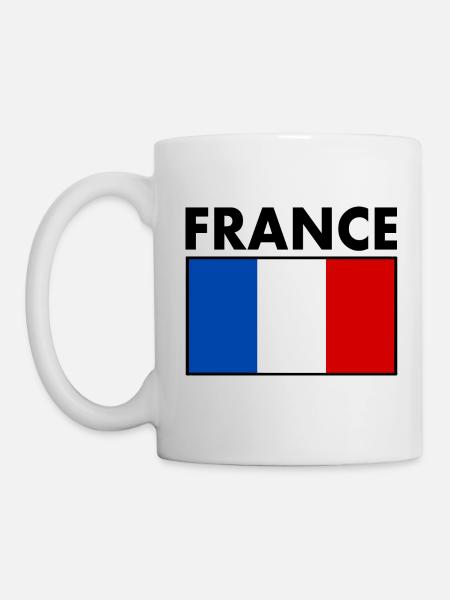 FRANCE DRAPEAU - Mug blanc - blanc