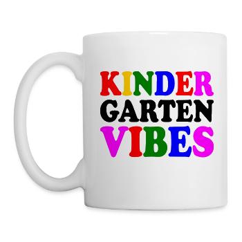 kindergarten vibes - Mug blanc - blanc - Gauche