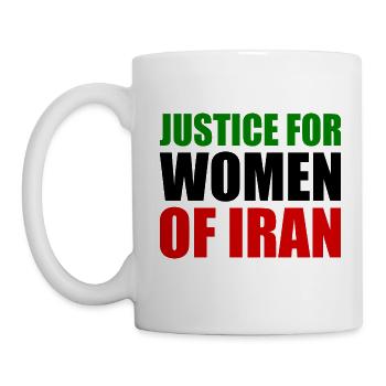 Justice for women of iran - Mug blanc - blanc - Gauche