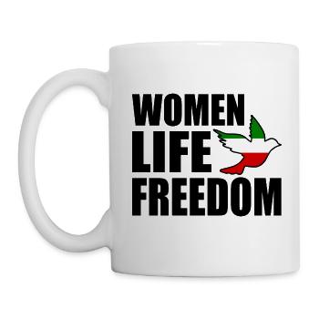 Women life freedom - Mug - white - Left