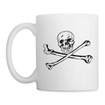 SkullBones - Tasse - Weiß - Links