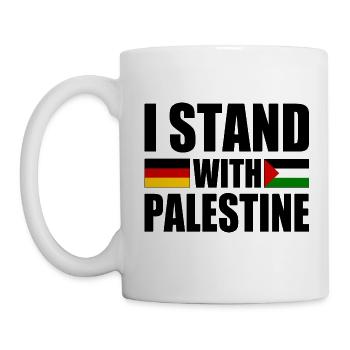 I stand with palestine - Mug blanc - blanc - Gauche