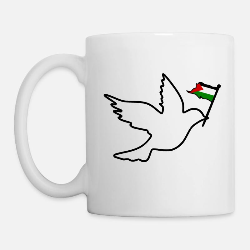 Free palestine - Tasse - Weiß