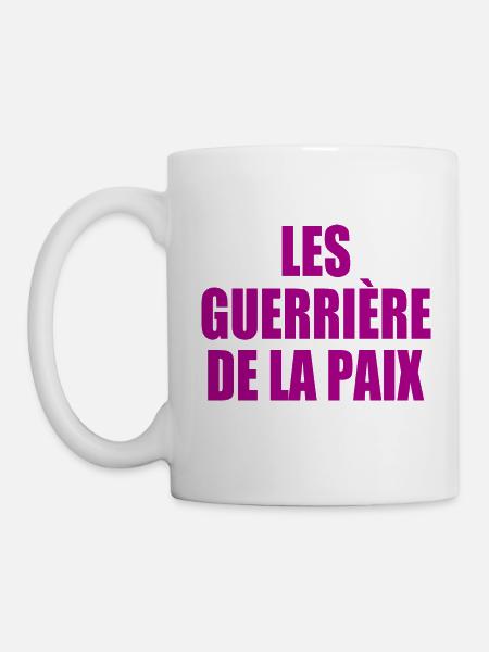 Die Krieger des Friedens - Tasse - Weiß
