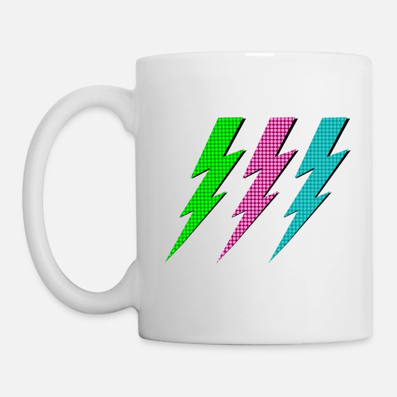 Trois éclairs - Mug blanc - blanc