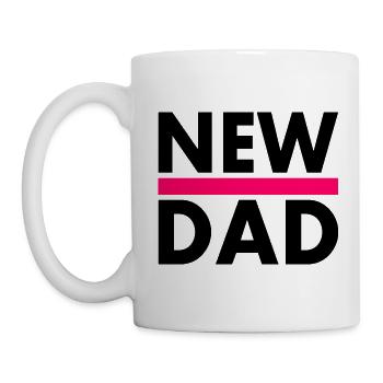 New dad - Mug - white - Left