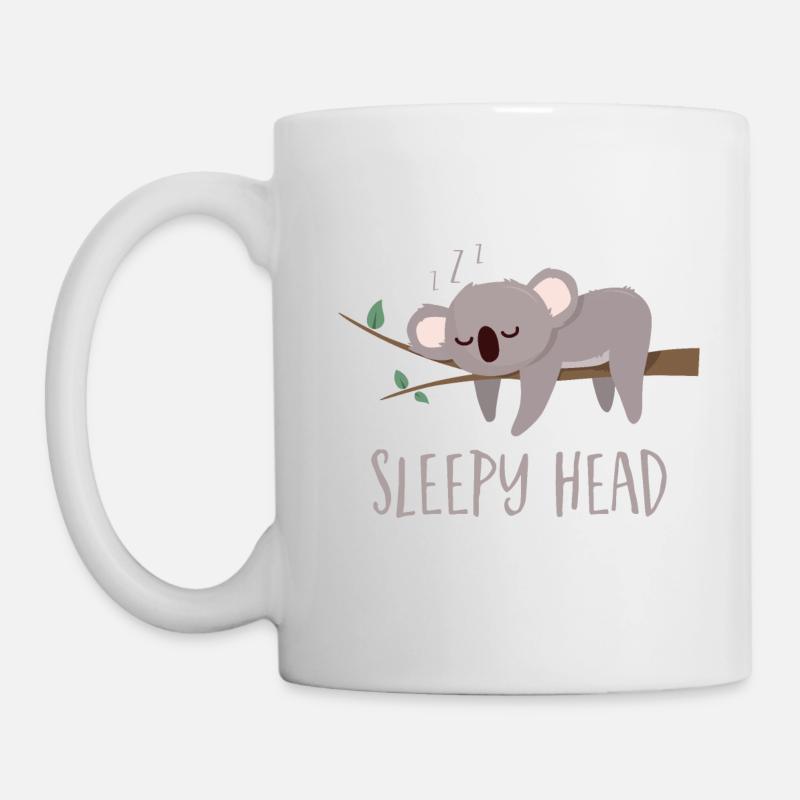 Koala Sleepy Head - Koala - Tasse - Weiß
