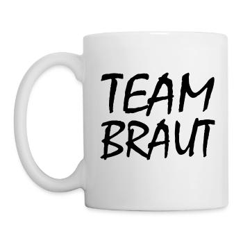 Team Braut - Tasse - Weiß - Links