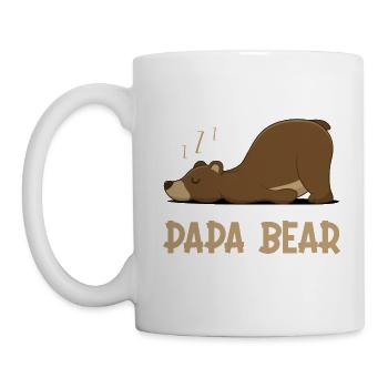 Papa Bear - Tasse - Weiß - Links