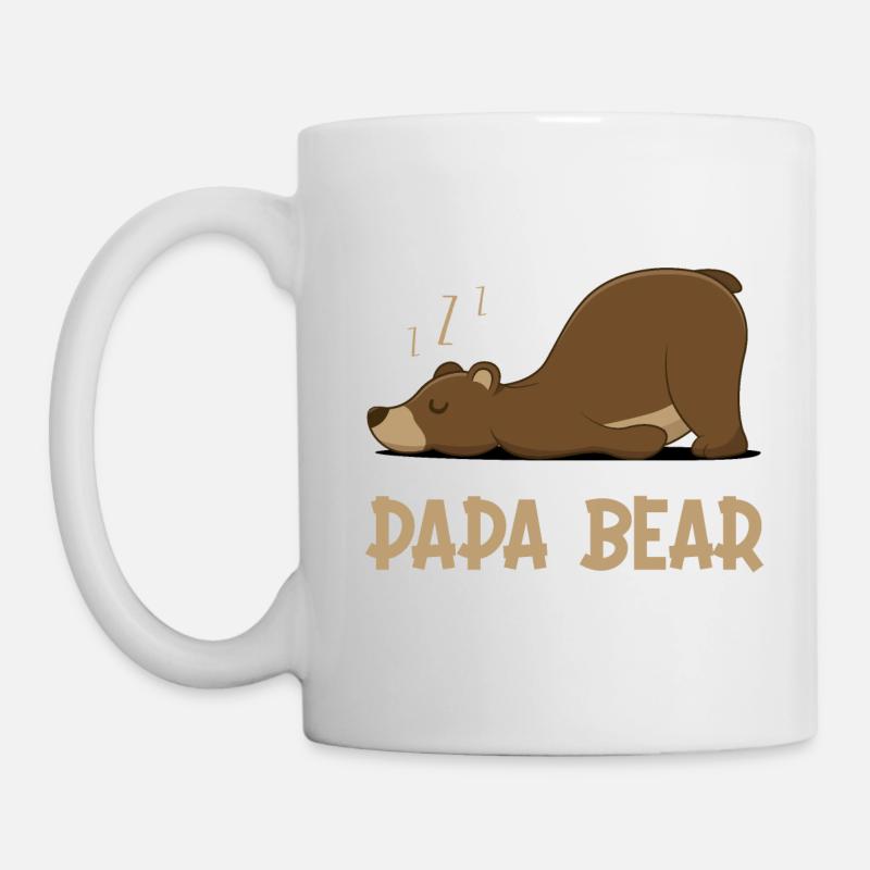 Papa Bear - Tasse - Weiß