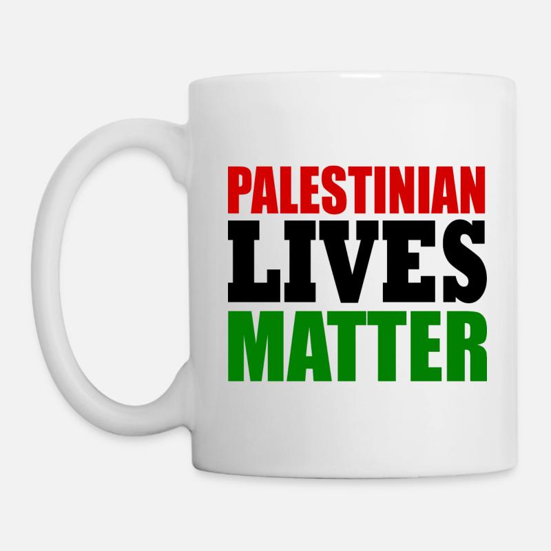 palestinian lives matter - Mug blanc - blanc