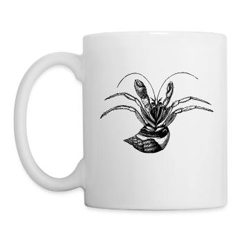 Cancer de l’ermite - Mug blanc - blanc - Gauche