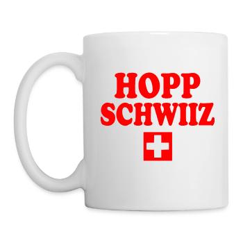 Hopp schwiiz - Mug blanc - blanc - Gauche