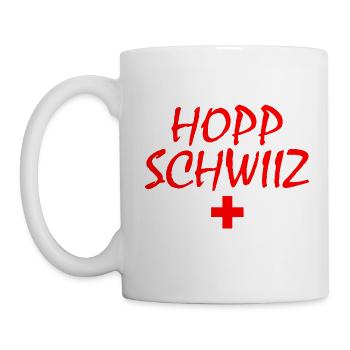 Hopp schwiiz - Mug blanc - blanc - Gauche
