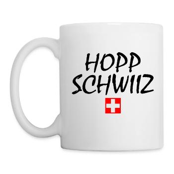 Hopp schwiiz - Mug blanc - blanc - Gauche
