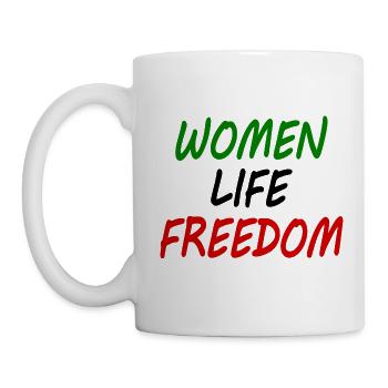 Women life freedom - Mug - white - Left