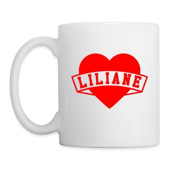 Liliane Hearts - Mug blanc - blanc - Gauche