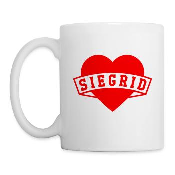 Siegrid Herzen - Mug - white - Left