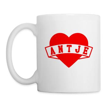 Antje Herzen - Tasse - Weiß - Links