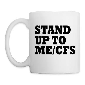 Mecfs - Stand up to me/cfs - Tasse - Weiß - Links