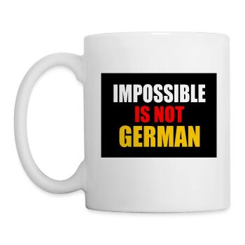 impossible is not german - Allemagne - Mug blanc - blanc - Gauche