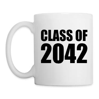 Class of 2042 - Tasse - Weiß - Links