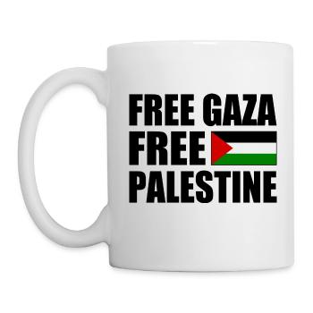 Free gaza Free palestine - Mug - white - Left
