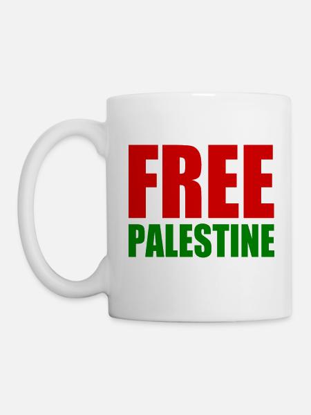 Free palestine - Mug - white