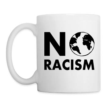 No racism - Tasse - Weiß - Links
