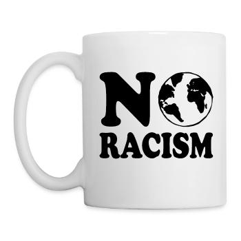 No racism - Tasse - Weiß - Links