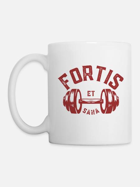 Strong and healthy - Mug - white