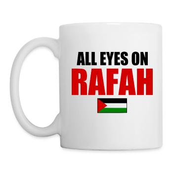 all eyes on rafah - Mug blanc - blanc - Gauche
