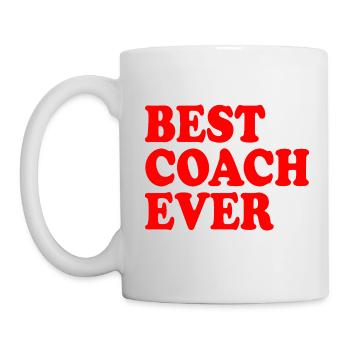 Best coach ever - Mug blanc - blanc - Gauche