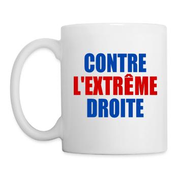 Against the far right - Mug - white - Left