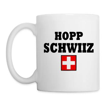 Hopp schwiiz - Mug blanc - blanc - Gauche