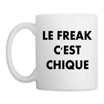le freak c'est chique - Tasse - Weiß - Links