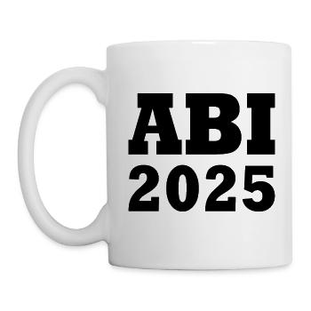 Abi 2025 - Tasse - Weiß - Links