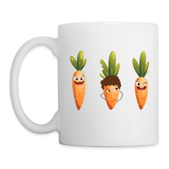 Let´s rock the carrots - Tasse - Weiß - Links