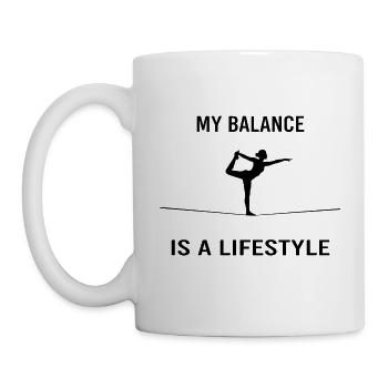 My Balance is a Lifestyle - Mug - white - Left