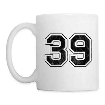 Number 39 - Mug - white - Left